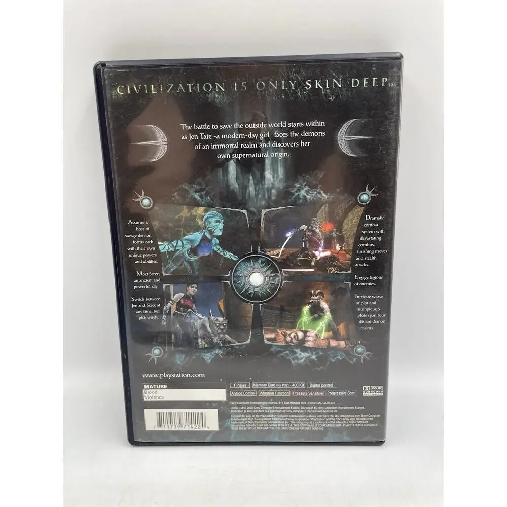 Primal (Sony Playstation 2 PS2) Complete With Manual In Original Box, Tested